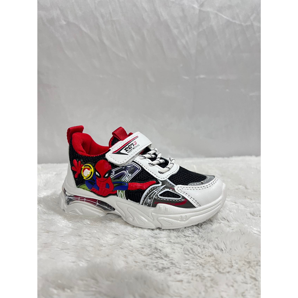 668 IMPORT Sepatu Anak Laki-Laki Casual Premium Sneakers Anak Cowok Karakter Spiderman Ukuran 26-32