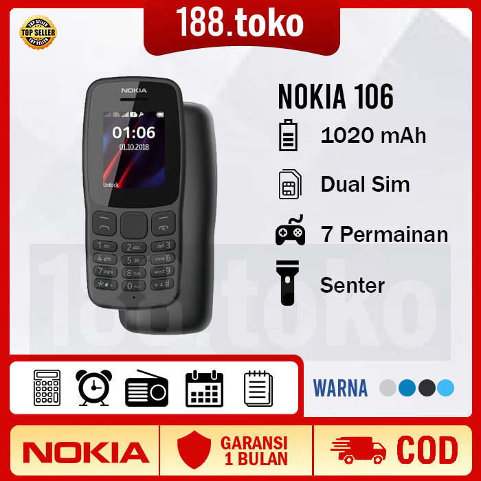 Nokia 106 2018 Garansi