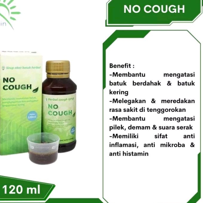 

SIRUP OBAT BATUK HERBAL NO COUGH ORIGINAL & BPOM