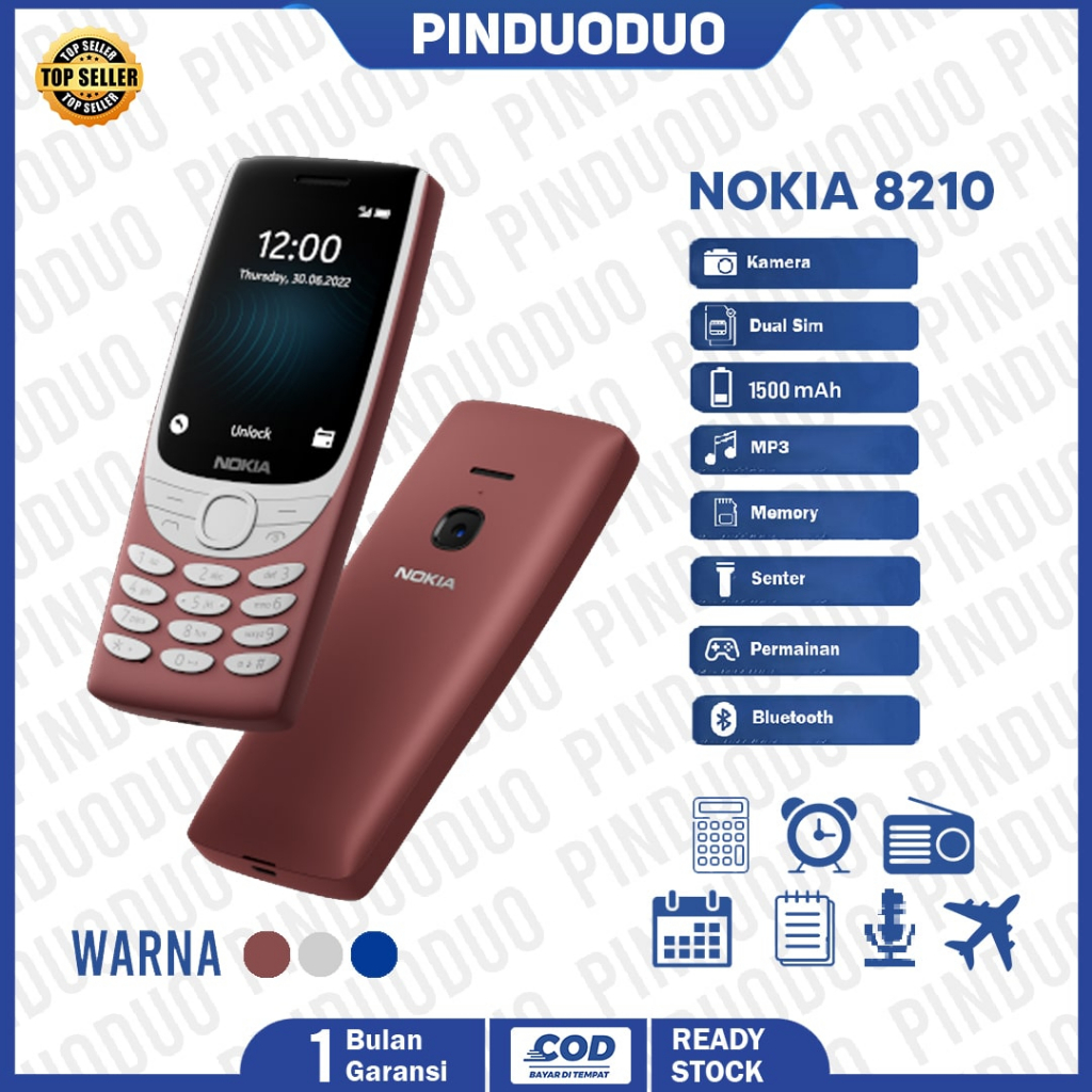 nokia Jadul 8210 Ram 48MB Termurah