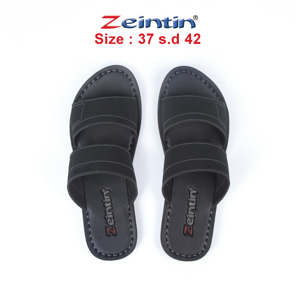 Zeintin - Sandal Wanita Bahan Kulit Sintetis Sandal Teplek Wanita Sintetsi Original Zeintin KK