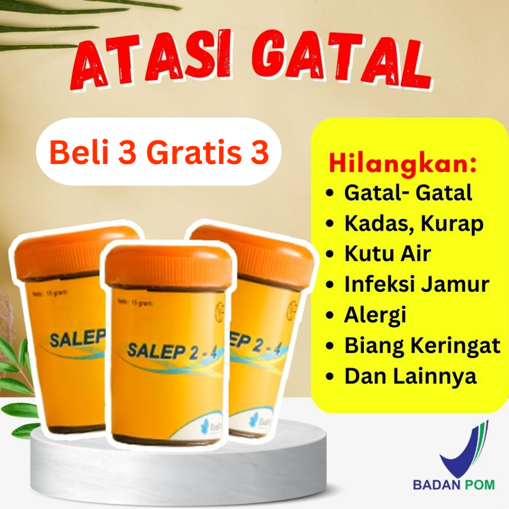 BELI 3 PCS GRATIS 3 PCS SALEP GATAL ZWAFEL 24 - SALEP OBAT GATAL BPOM HILANGKAN GATAL JAMUR EKSIM KUTU AIR PANU KURAP ALERGI KULIT