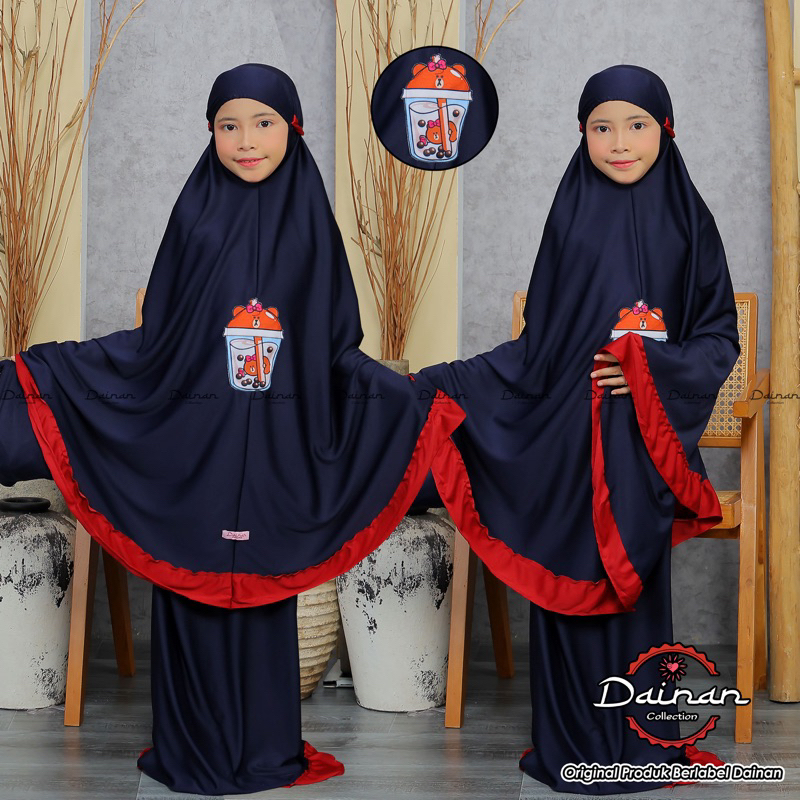 Mukena Anak Karakter Usia 5-8 Tahun Jersey Zoya
