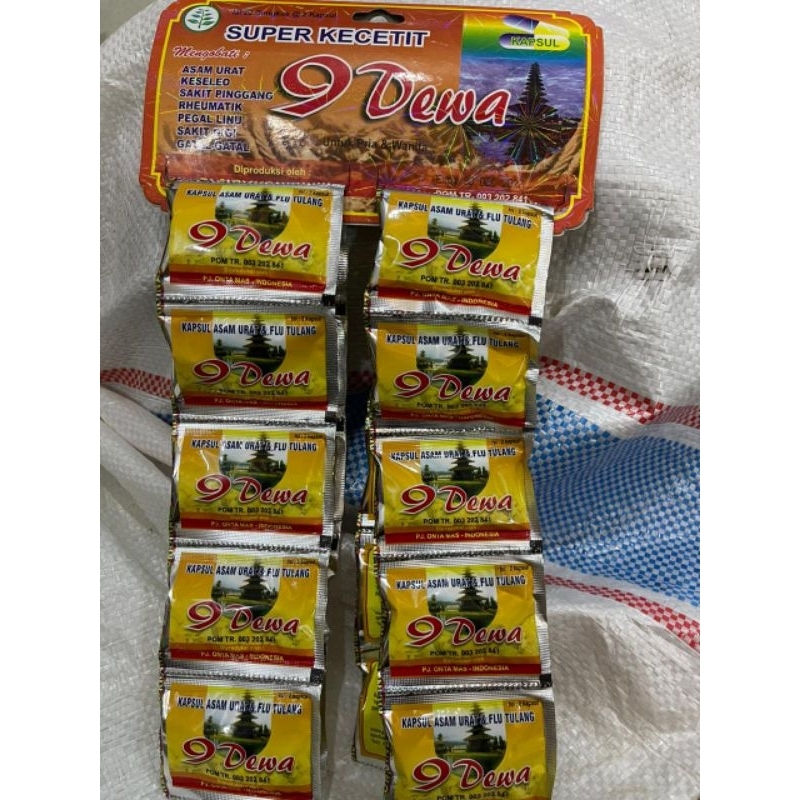 9 DEWA RENCENG KAPSUL ORIGINAL (ASAM URAT)