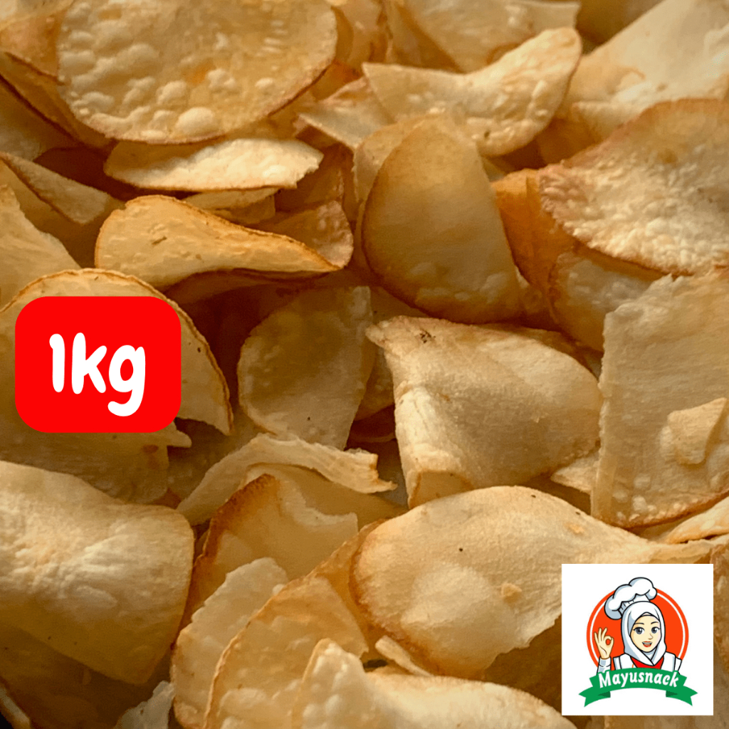 

Keripik Singkong 1kg Asin Gurih Original