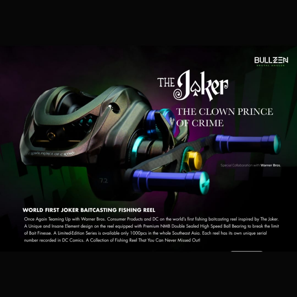 produk TERBARU Bullzen Indonesia Reel Bullzen THE JOKER BaitCasting