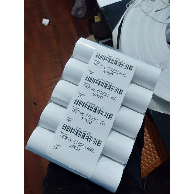 Label Stiker thermal 58X30/57X30-Label Stiker Thermal