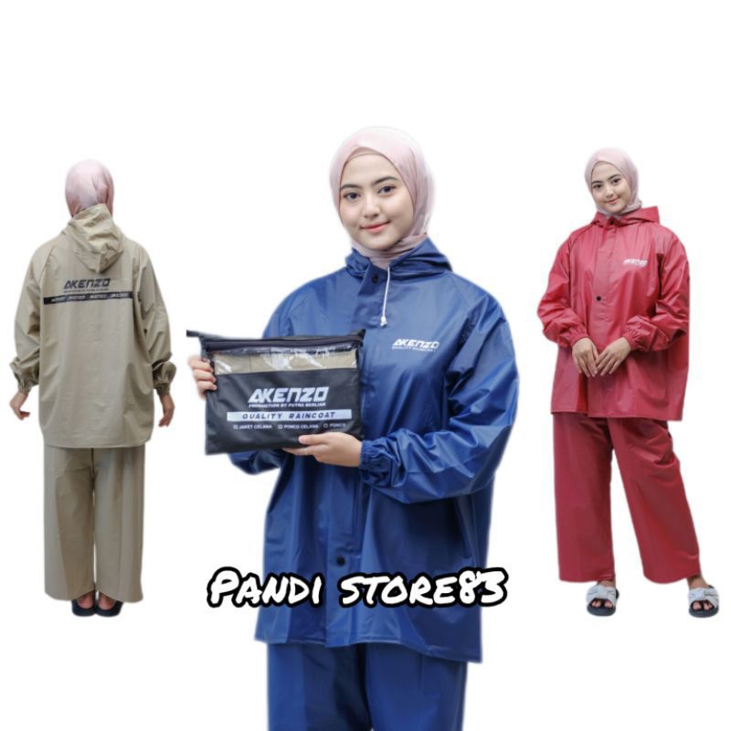 RAIN COAT!! JAS HUJAN SETELAN PRIA WANITA BY BINTANG MOCCA PREMIUM