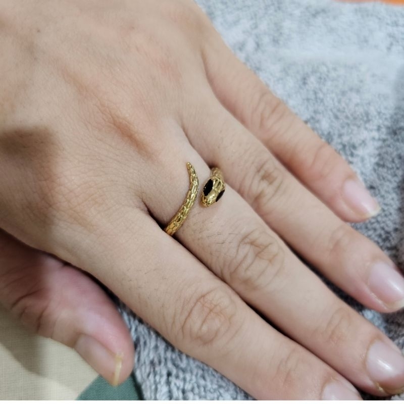 Cincin Titanium Asli Premium Quality Anti karat anti alergi Stainless steel ori Ct016