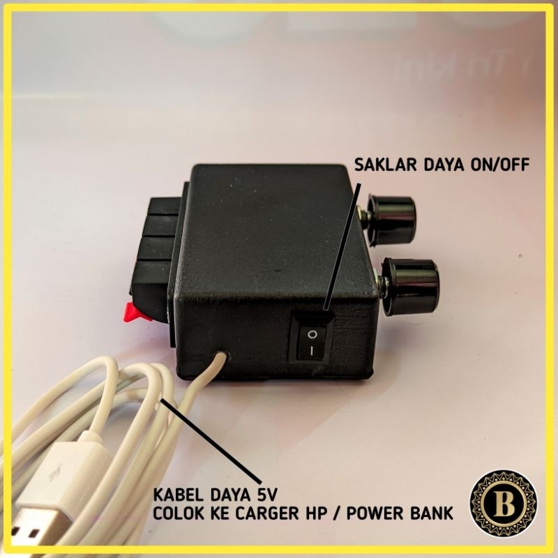 POWER MINI AMPLI MINI 2 CHANNEL TEGANGAN 5V (BISA PAKE CAS HP)