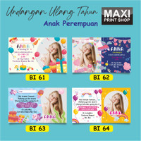 Undangan Ulang Tahun Anak Perempuan
