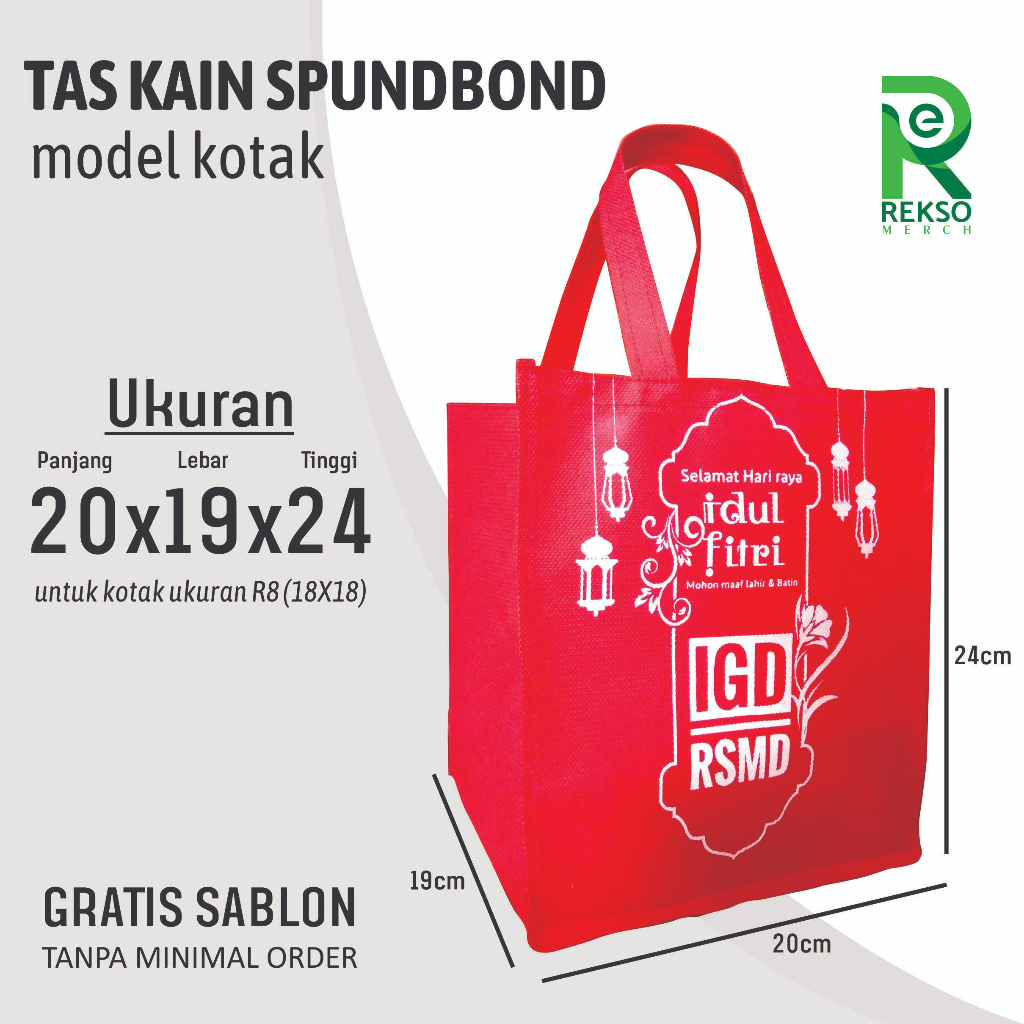 

godie bag tas hajatan ekonomis model kotak R8(18*18) hampers ulang tahun oleh-oleh pernikahan souvenir sembako kuat dan kokoh