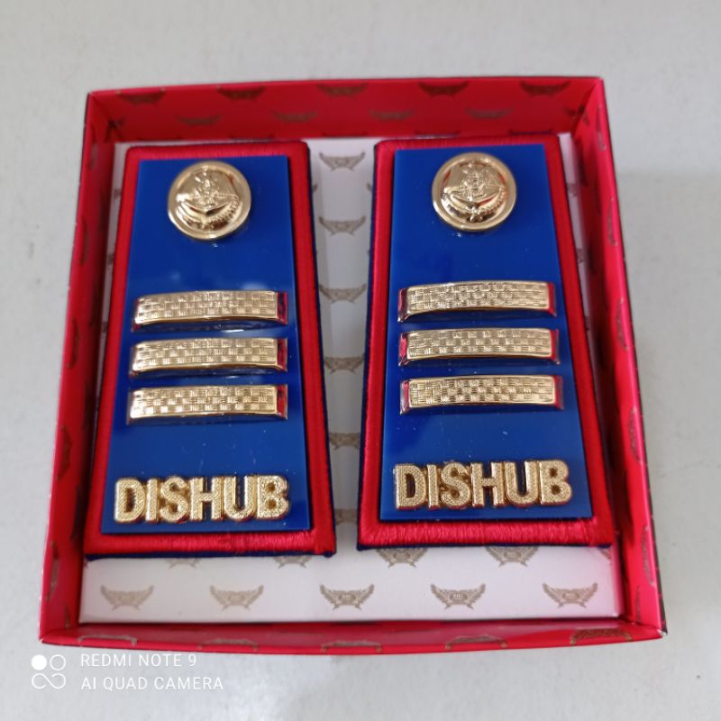 Pangkat pdh 3C Dishub Lis merah Kain Akrilik exclusive