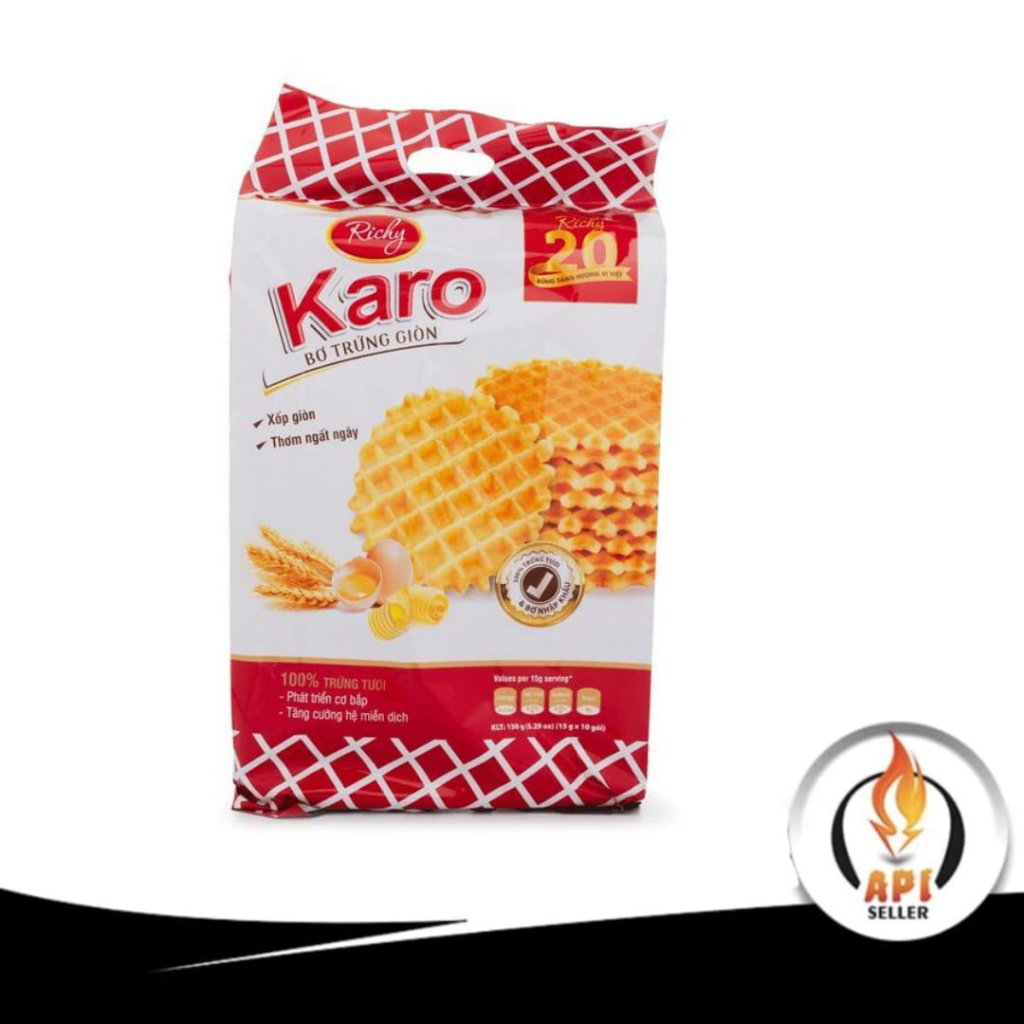 Richy Karo Biscuit Waffle 150gr