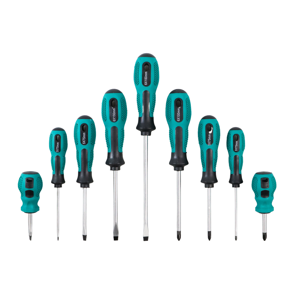 Set Obeng Reparasi Magnetic Head 9 in 1 - Green