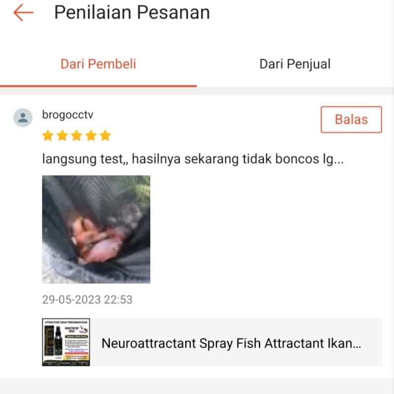 Neuroattractant Spray Fish Attractant Ikan Umpan Pancing Non Essen dari Always Strike