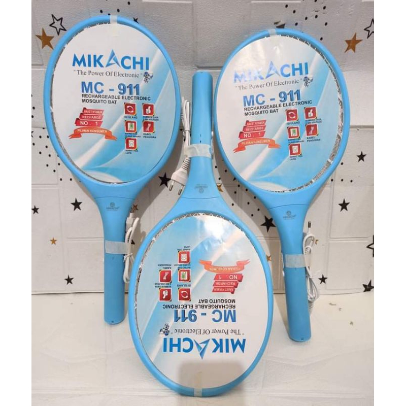 Raket mikachi/Raket nyamuk/Raket nyamuk termurah/Raket nyamuk awet/Raket nyamuk