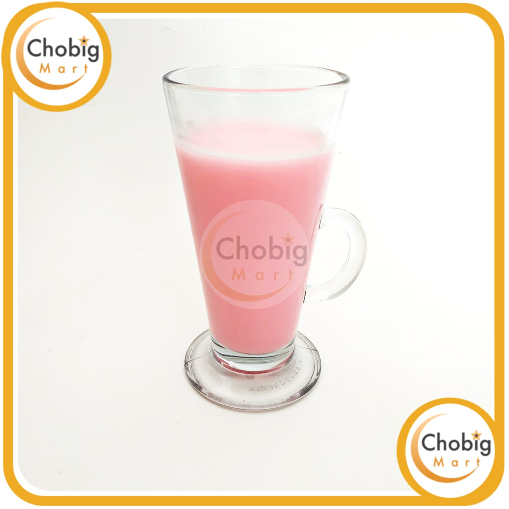 CHOBIG Gelas Kaca Panjang 300ml Bening Mug Cangkir Polos Teh Glass Kopi CMM