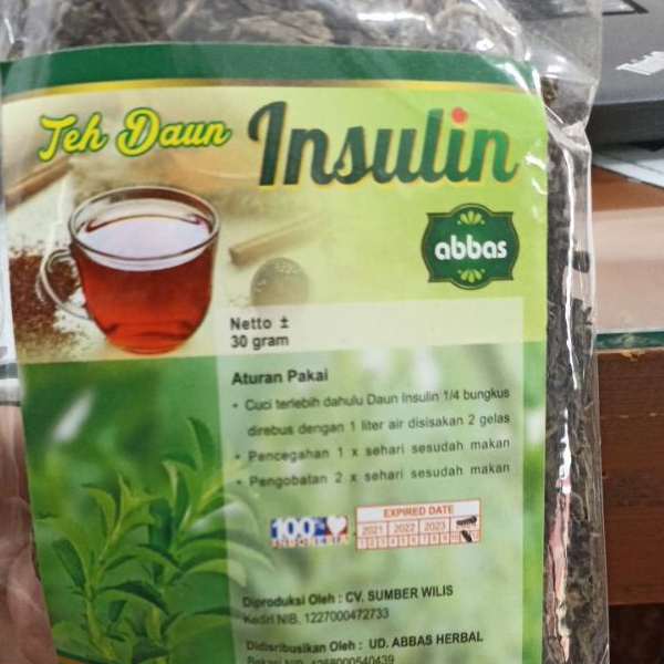 Teh Daun Insulin Herbal Diabetes