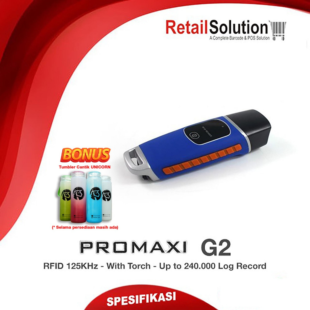 Alat Patroli Satpam Security Tour - Promaxi Patrol Guard G2 RFID