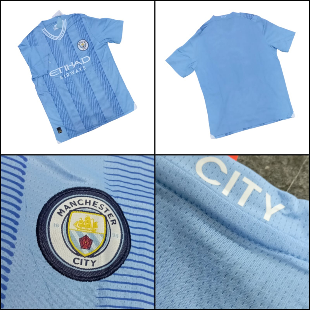 Jersey Bola City || Baju Kaos Bola Dewasa