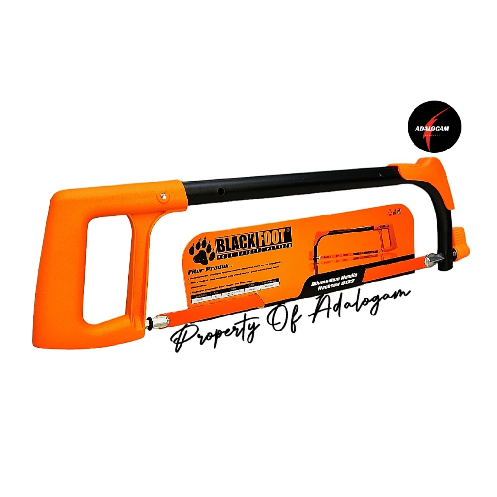 BLACKFOOT Gagang Gergaji Besi 12 Inch - Stang Hacksaw Aluminium