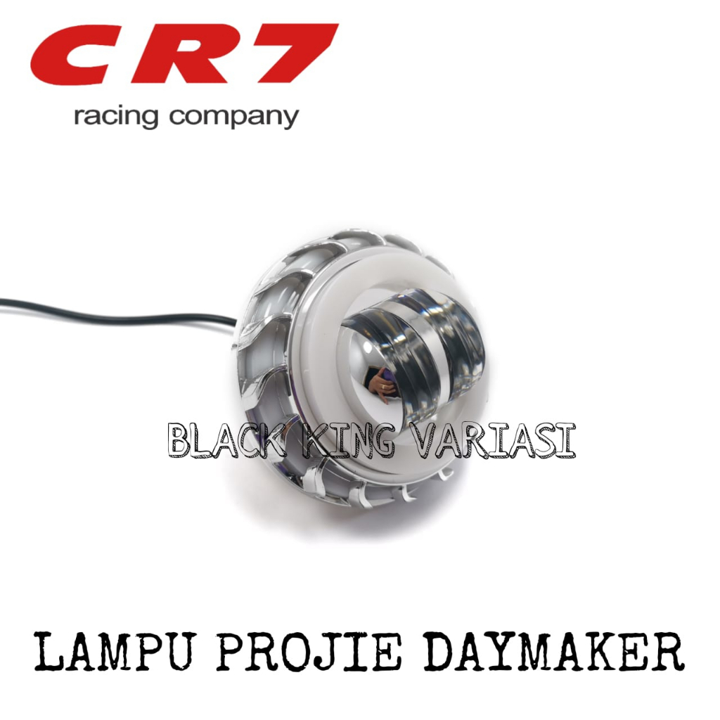 Lampu LED Projie Daymaker Putih Kuning Lampu Daymaker Projie Running LED 3.5 Inch Lampu Utama Projie Plus Senja CR7