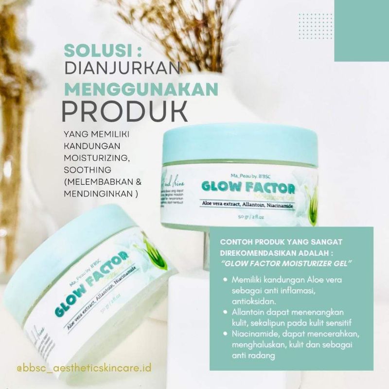 BBSC Glow Factor Moisturizer Gel 50g