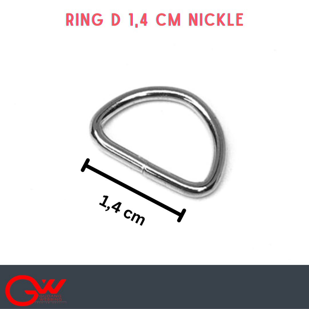 RING D BESI 1,4 CM NICKLE