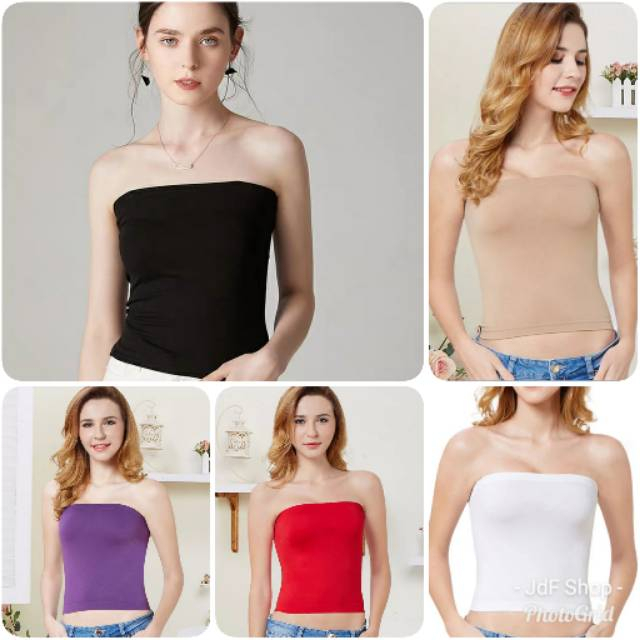 Kemben Wanita Polos Tanpa Cup Allsize Kemben Dalaman Kebaya Wanita / Kemben Panjang Polos