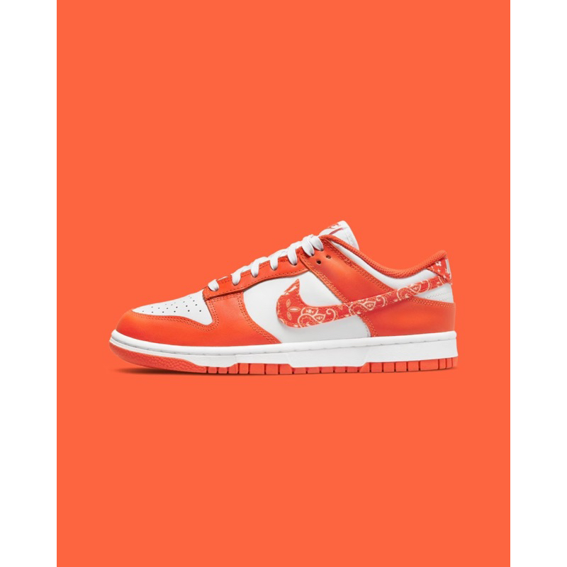 Nike Dunk Low Orange Paisley