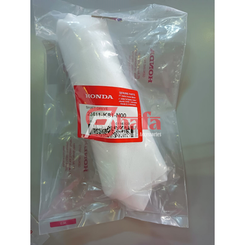As Puli Shaft Drive Belakang Honda Beat Esp K81 23411K81N00