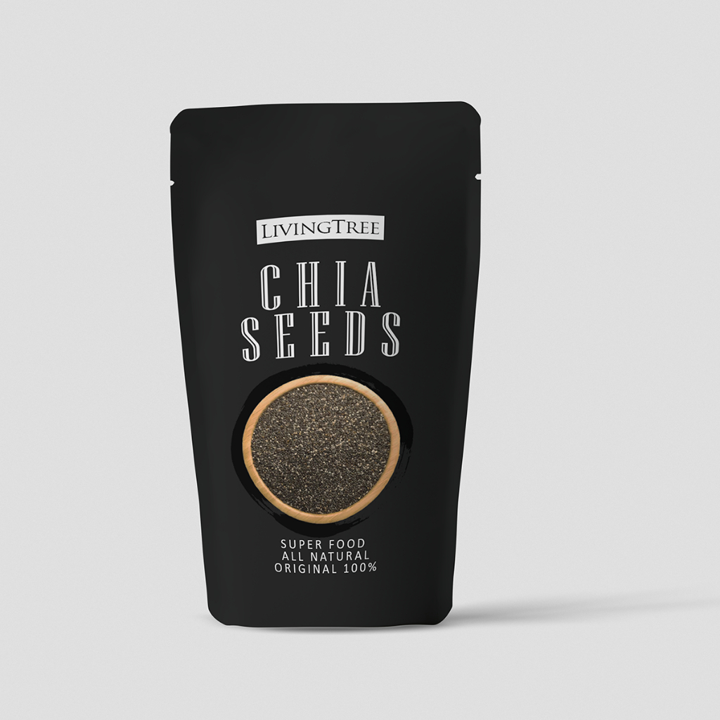 

Organic Black Chia Seed 250gr Premium Biji Chiaseed Original LivingTree Food