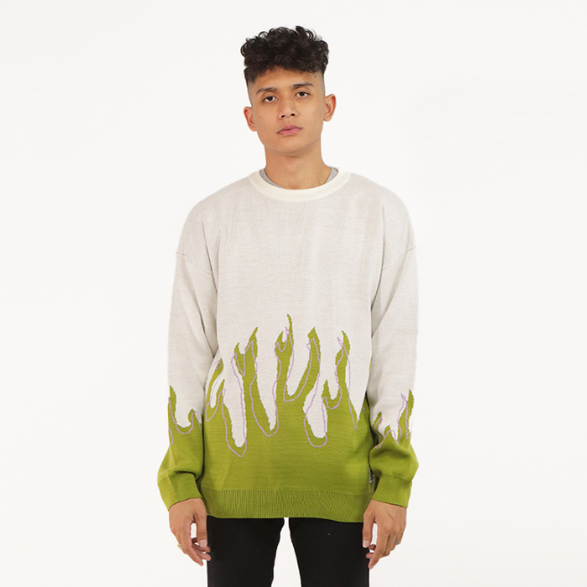 Cosmic Knit Sweater FLAME LINE