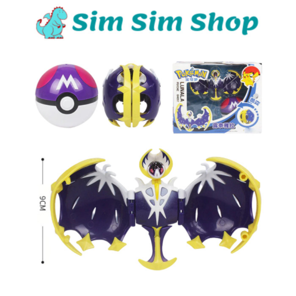 

Pokemon Toy Unik Diskon Mainan Deformation Pokeball Figure Original New Lunala