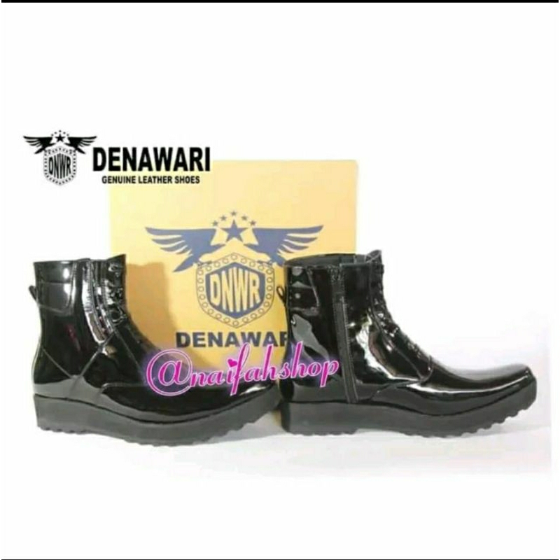 sepatu PDH Tinggi 86 flat merk Denawari