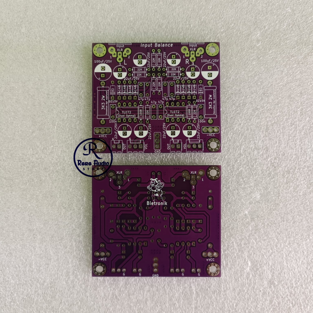 PCB Inbal / Input Balance Stereo Double Layer FR4 Fiber
