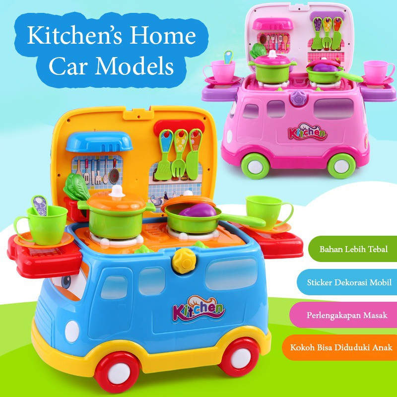 Kitchen Play Car Mainan Anak Memasak