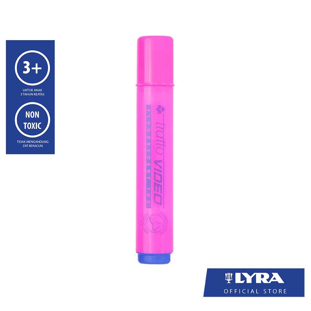 

Tratto Video, Stabilo / Highlighter Dengan Warna Sangat Terang - Fuschia