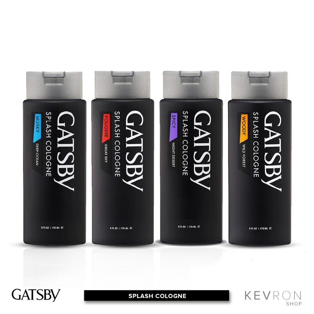 Gatsby Splash Cologne Deep Ocean Great Sky Night Desert Wild Forest Parfum Pria