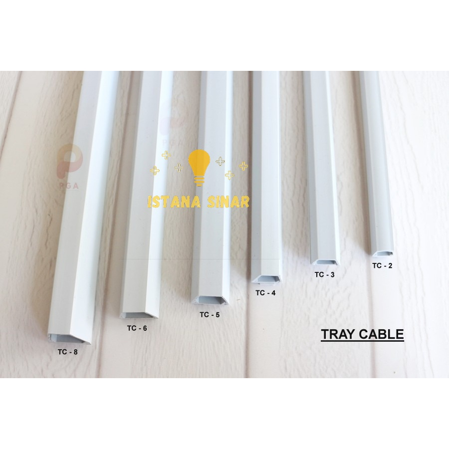 Penutup Kabel TC Kabel Duct Dak Pelindung Kabel tray kabel -Double Tip