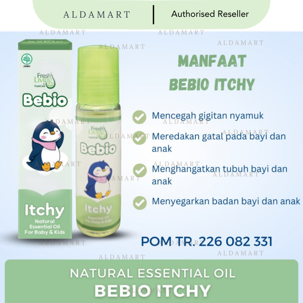 Freshliving Bebio By Fresh Care Essential Oil 9ml - Flu Pilek Batuk Gatal Perut Kembung Bayi Anak