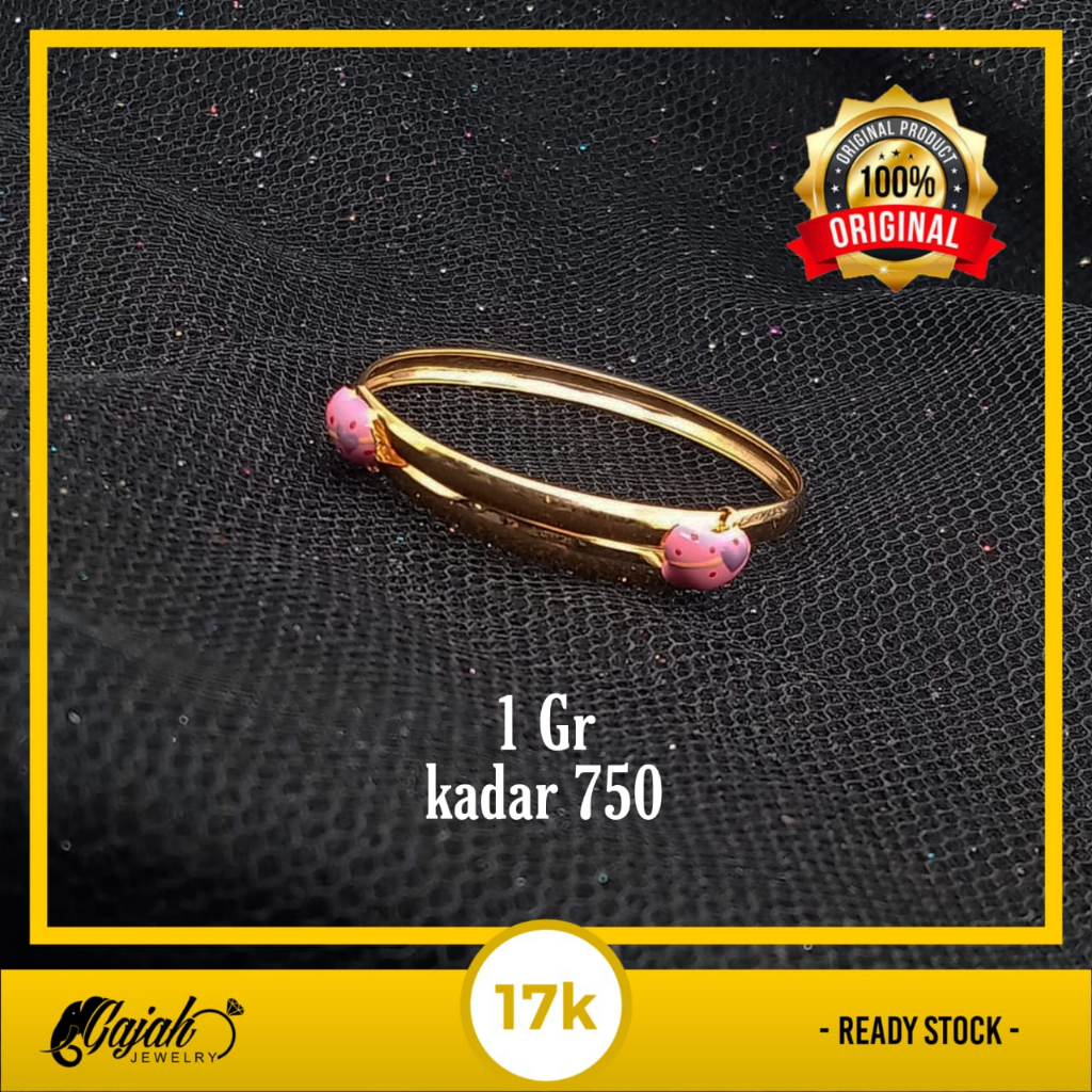 Gelang Anak Emas 17K - 1 Gr Kadar 750 - 5138