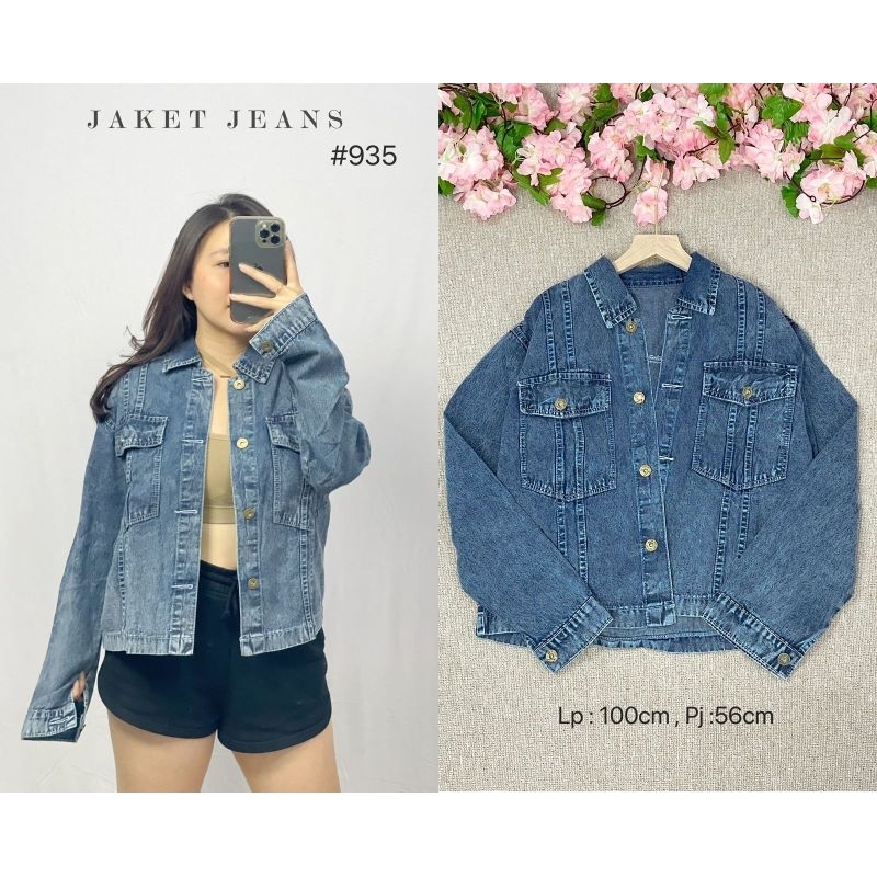 MDLV ~ Jaket Jeans Snow Naira Kode 935 Have More Fun