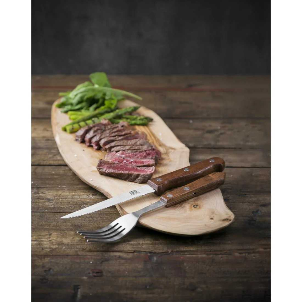 Pisau Makan Steak Knife Stainless Steel Comfortable Grip Pisau Tajam Anti Karat Genggam Nyaman Berkualitas