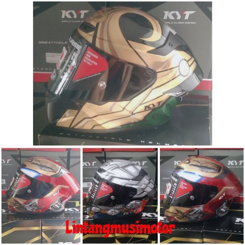 KYT TTC MARVEL IRONMAN/MARVEL THOR/MARWEL DEADPOOL/ MARVEL SEPIDERMEN