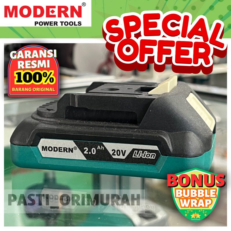 baterai batre cas 20V LXT ori Modern batre Li ion ryu 2.0 Ah cordless bor impact wrench planner dll 