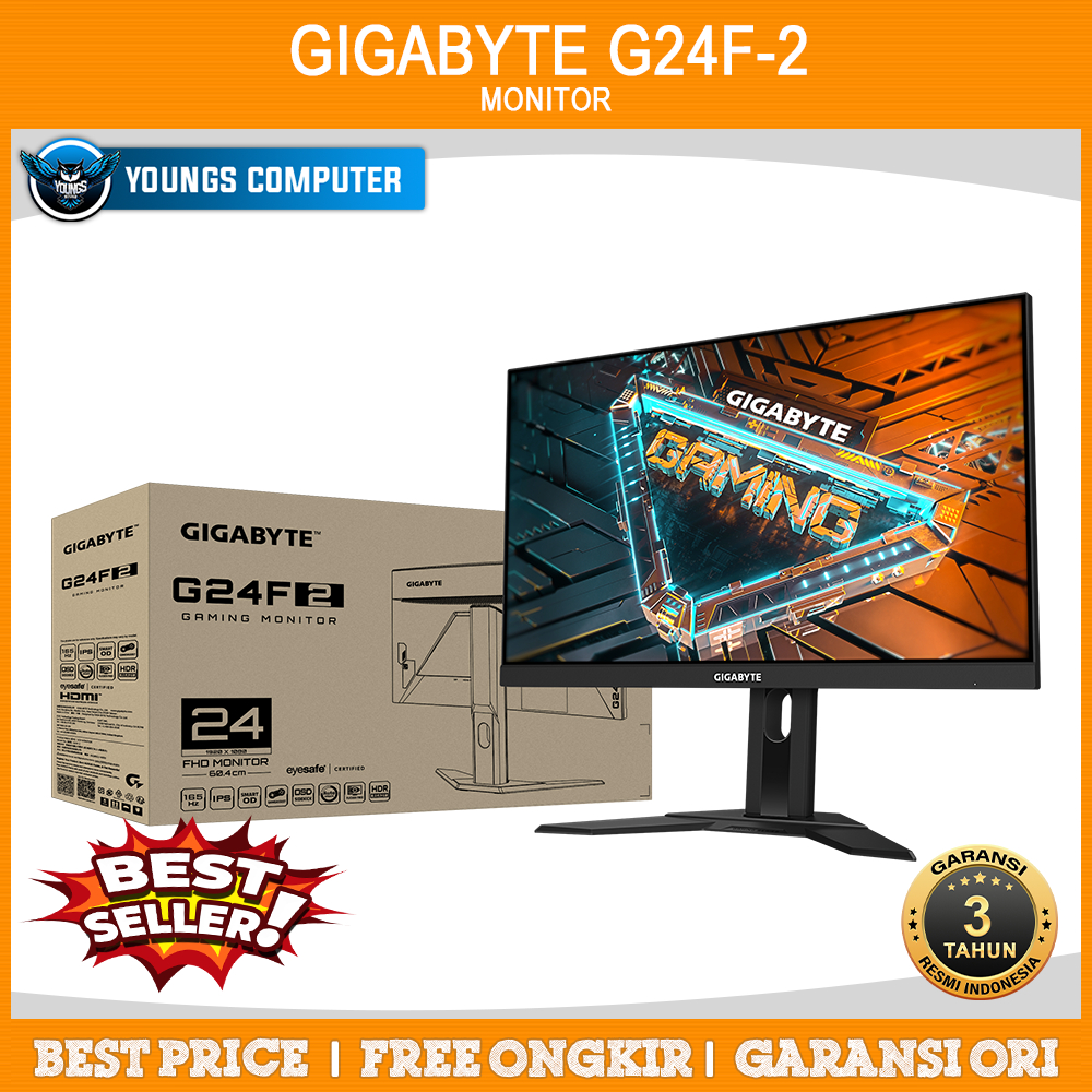 MONITOR GIGABYTE G24F-2 24&quot; SS IPS FHD 180Hz 1ms HDR | Monitor Gaming