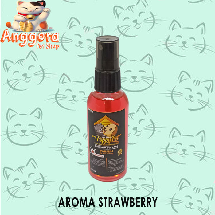 Parfum Kucing &amp; Anjing POPPY PET Wangi Premium Pet care 60ml