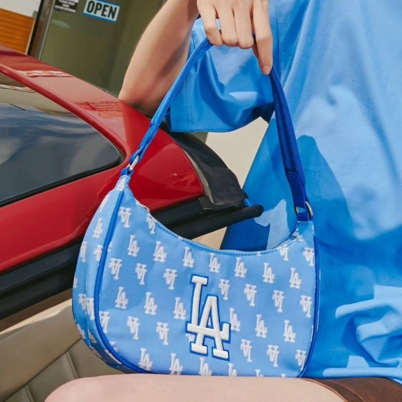 6.6 SALE | M*LB Monogram Jacquard Shoulder Bag LA Dodgers / Boston Red Sox